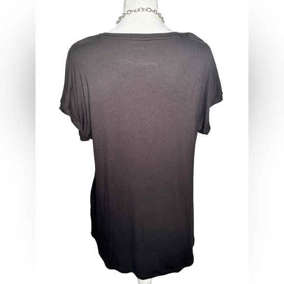 Apt. 9 Black Top with Geometric Accents NWOT - Picture 3 of 5